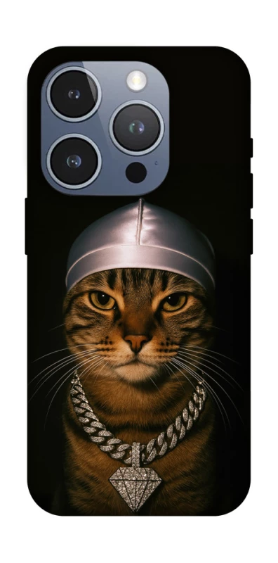 Чохол на Apple iPhone 16 Pro Cat in Bling фото 1 з 1