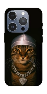 Чехол на Apple iPhone 16 Pro Cat in Bling фото 1 Чехол на Apple iPhone 16 Pro Cat in Bling фото 1 из 1