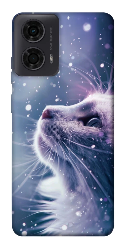 Чохол на Motorola Moto G24 Snow cat фото 1 з 1