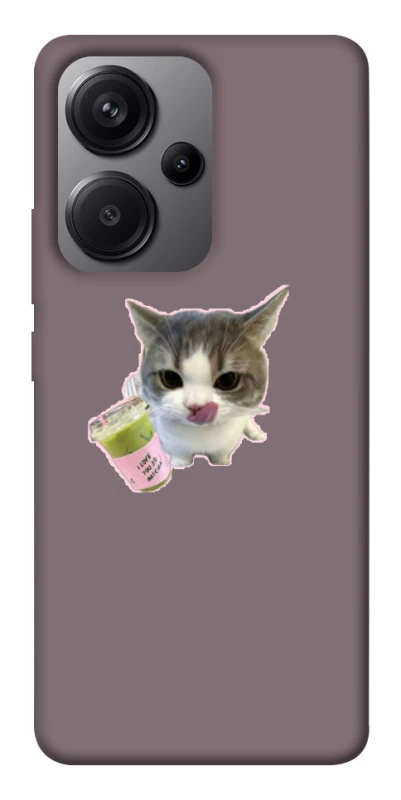 Чохол на Xiaomi Redmi Note 13 Pro+ cat matcha фото 1 з 1
