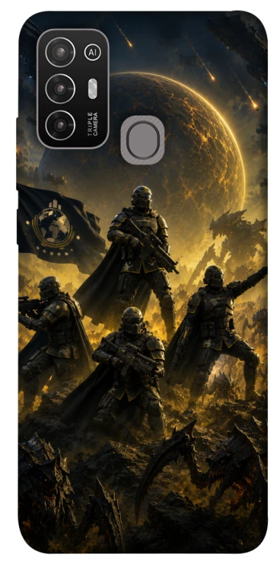 Чохол на ZTE Blade A52 HELLDIVERS ver.2 фото 1 з 1