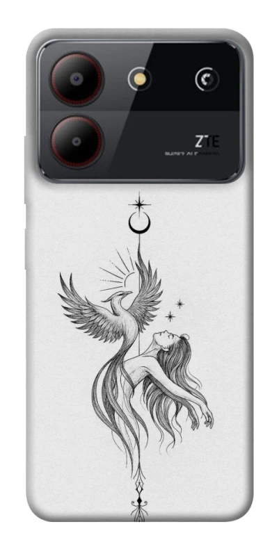 Чехол на ZTE Blade A54 4G Tattoo ver.10 фото 1 из 1
