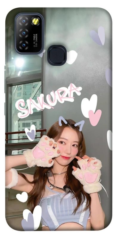 Чохол на Infinix Hot 10 Lite Sakura - LE SSERAFIM фото 1 з 1