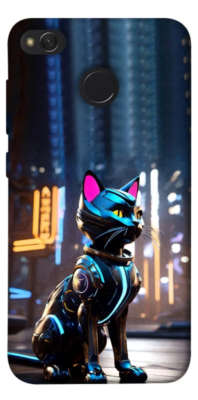 Чехол на Xiaomi Redmi 4X Cyber cat фото 1 из 1