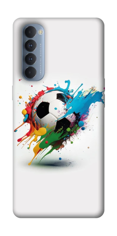 Чохол на Oppo Reno 4 Pro Football Ball ver3 фото 1 з 1
