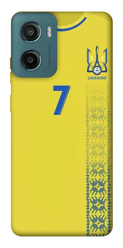 Чехол на Motorola Moto G06 UA-Football ver.3 фото 1 из 1