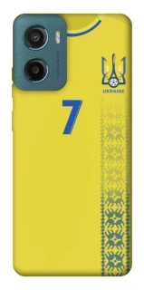 Чохол на Motorola Moto G06 UA-Football ver.3 фото 1 з 1