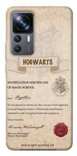 Чехол на Xiaomi 12T / 12T Pro The Hogwarts acceptance letter фото 1 из 1