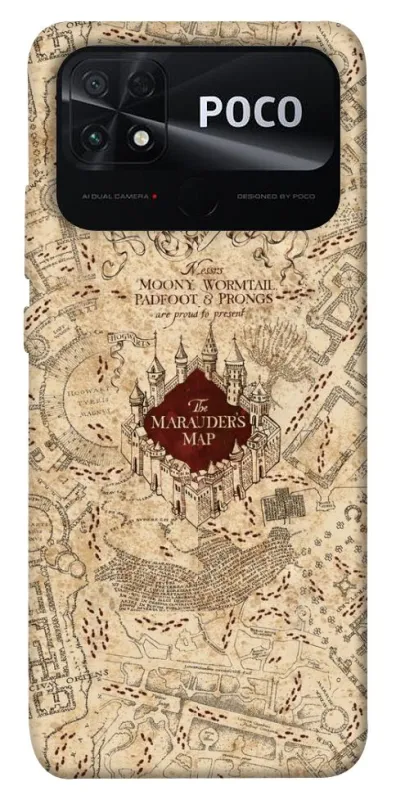 Чохол на Xiaomi Poco C40 Marauders map фото 1 з 1