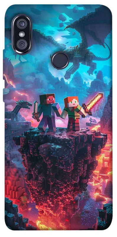 Чохол на Xiaomi Redmi Note 5 Pro / Note 5 (AI Dual Camera) Minecraft v3 фото 1 з 1