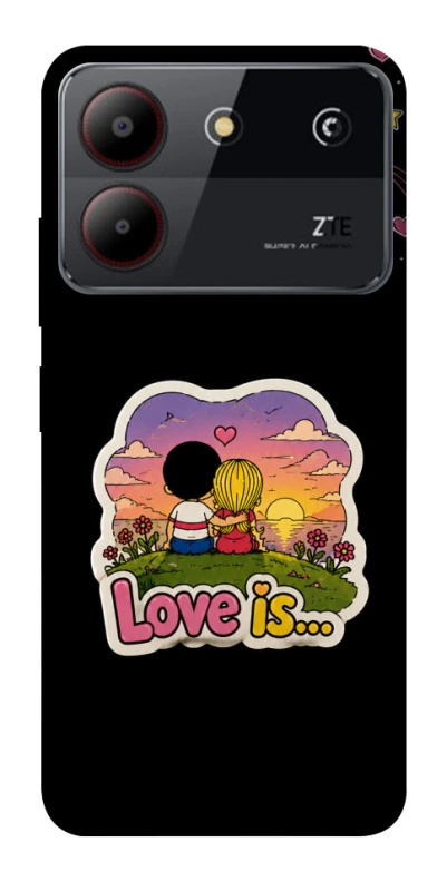 Чохол на ZTE Blade A54 4G Love is ver.5 фото 1 з 1