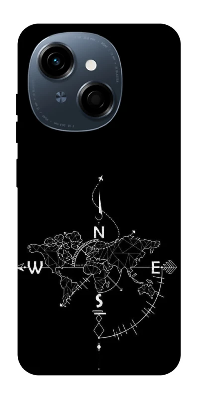 Чехол на TECNO Spark Go 1 Travel Map фото 1 Чехол на TECNO Spark Go 1 Travel Map фото 1 из 1