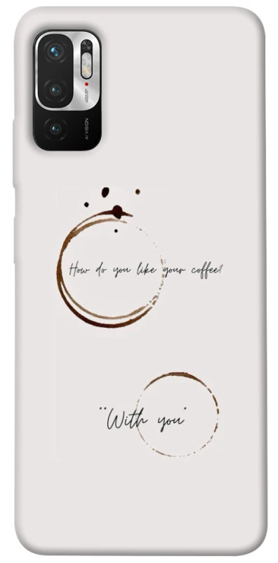 Чохол на Xiaomi Redmi Note 10 5G Coffee with you фото 1 з 1