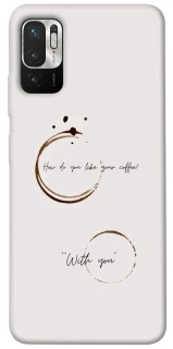 Чохол на Xiaomi Redmi Note 10 5G Coffee with you фото 1 з 1