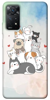 Чехол на Xiaomi Redmi Note 12 Pro 4G Funny Pets ver.2 фото 1 из 1