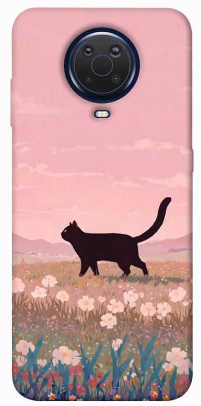 Чохол на Nokia G20 / G10 / 6.3 cat on a field фото 1 з 1