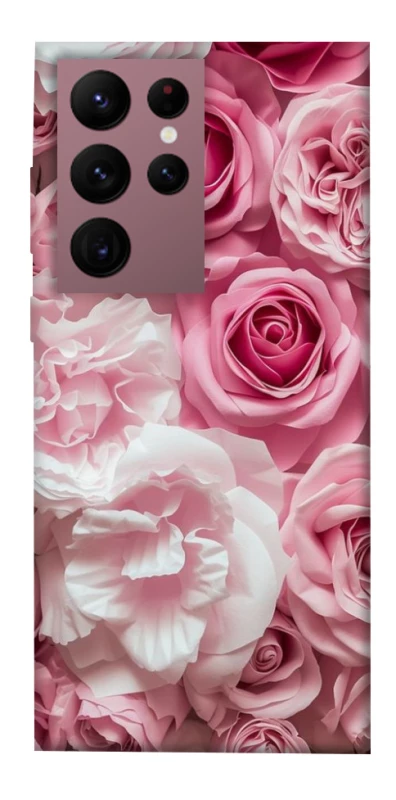 Чохол на Samsung Galaxy S22 Ultra Рожеві Квіти фото 1 з 1