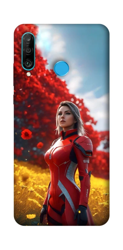 Чохол на Huawei P30 lite Cyber space girl ver.5 фото 1 з 1