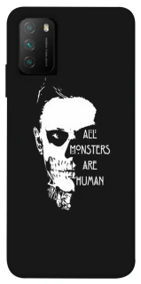 Чохол на Xiaomi Poco M3 All Monsters are Human фото 1 з 1