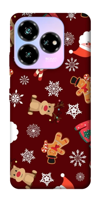 Чохол на ZTE Nubia V60 Desing Новорічний v6 фото 1 з 1