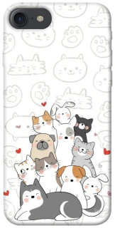 Чохол на Apple iPhone 7 / 8 (4.7") Funny Pets фото 1 з 1