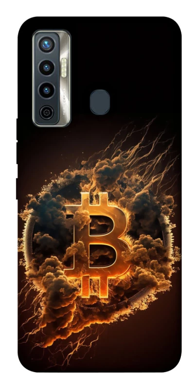 Чехол на TECNO Camon 17 Smoky Bitcoin фото 1 из 1