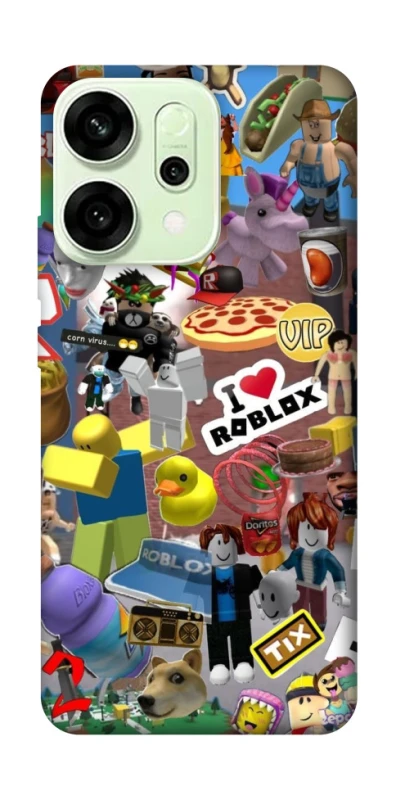 Чехол на Oppo Reno 14 Roblox collage ver.5 фото 1 из 1