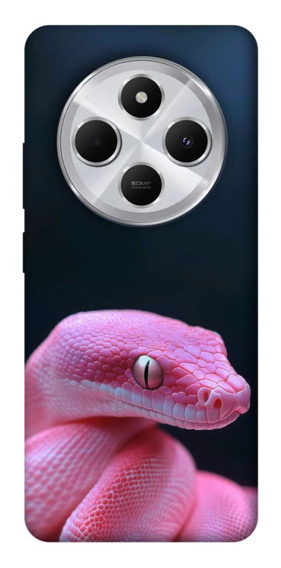 Чохол на Xiaomi Redmi 14C / Poco C75 Рожева змія фото 1 з 1