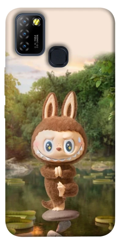 Чохол на Infinix Hot 10 Lite Labubu Yoga фото 1 з 1