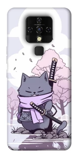Чохол на TECNO Camon 16 SE Samurai cat фото 1 Чохол на TECNO Camon 16 SE Samurai cat фото 1 з 1