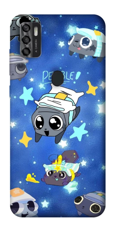 Чохол на ZTE Blade A7s (2020) Pebble kitten stars фото 1 з 1