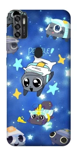 Чехол на ZTE Blade A7s (2020) Pebble kitten stars фото 1 из 1