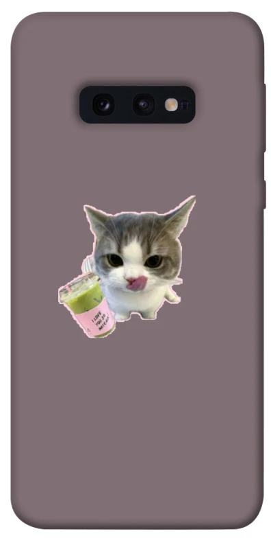 Чохол на Samsung Galaxy S10e cat matcha фото 1 з 1