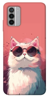 Чохол на Nokia G42 Сat with glasses фото 1 з 1