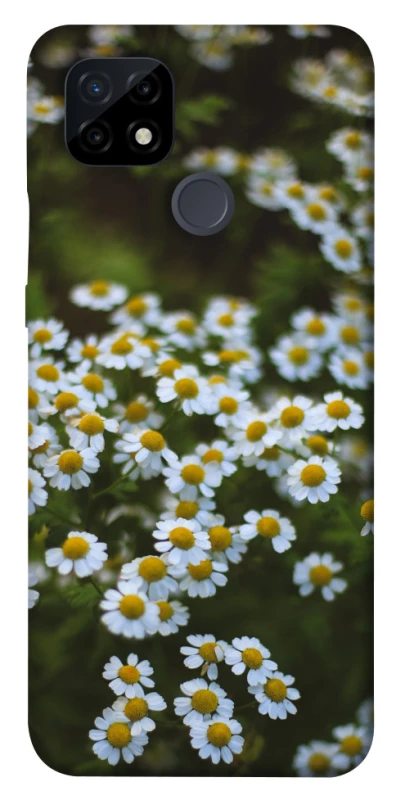 Чехол на Realme C21 Ромашки v13 фото 1 из 1