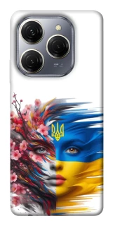 Чохол на TECNO Spark 20 Pro Flowering Ukraine фото 1 з 1