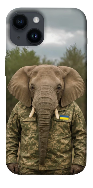 Чохол на Apple iPhone 14 (6.1") Слон захисник фото 1 з 1