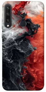 Чохол на Huawei Y6p Black and Red фото 1 з 1