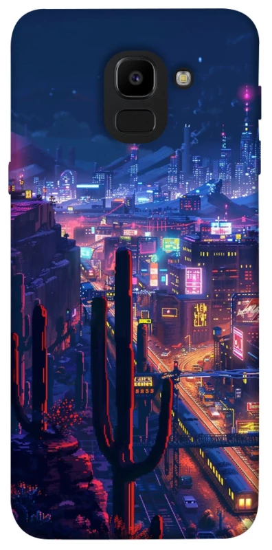 Чехол на Samsung J600F Galaxy J6 (2018) Night city фото 1 из 1