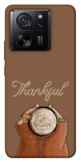 Чехол на Xiaomi 13T Pro Thankful coffee фото 1 из 1