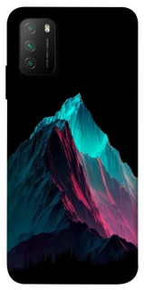 Чехол на Xiaomi Poco M3 Neon mountains фото 1 из 1