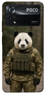 Чехол на Xiaomi Poco X4 Pro 5G Панда защитник фото 1 из 1