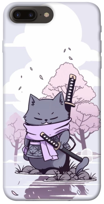Чохол на Apple iPhone 7 plus / 8 plus Samurai cat фото 1 з 1
