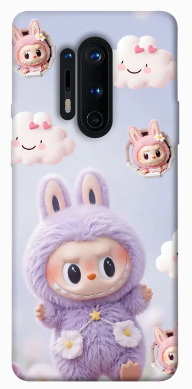 Чохол на OnePlus 8 Pro Labubu & clouds фото 1 з 1