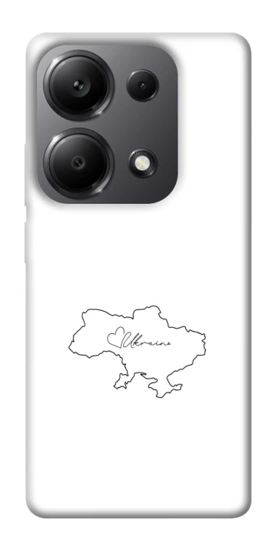 Чохол на Xiaomi Redmi Note 13 Pro 5G Ukraine map фото 1 з 1