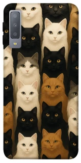 Чохол на Samsung A750 Galaxy A7 (2018) Colorful Cat Collage фото 1 Чохол на Samsung A750 Galaxy A7 (2018) Colorful Cat Collage фото 1 з 1