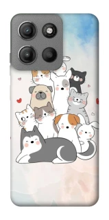Чохол на Motorola Moto G15 Power Funny Pets ver.2 фото 1 з 1