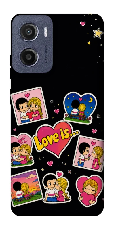 Чохол на Motorola Moto G05 Love is фото 1 з 1