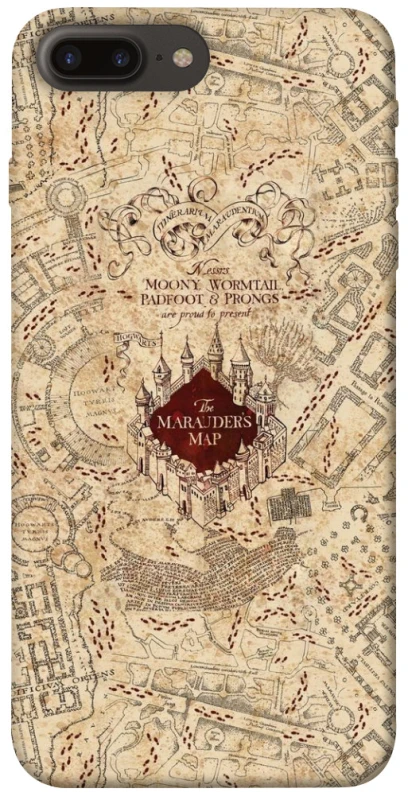 Чехол на Apple iPhone 7 plus / 8 plus Harry Potter Marauder's Map фото 1 из 1