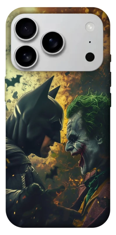 Чохол на Apple iPhone 17 Pro Max (6.9") Batman and the Joker фото 1 з 1